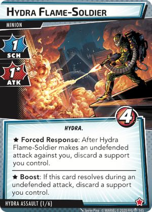 Soldado de Hydra con lanzallamas