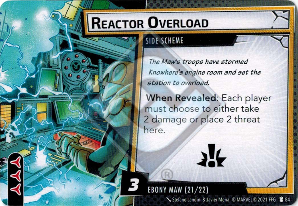 Sobrecarga del reactor