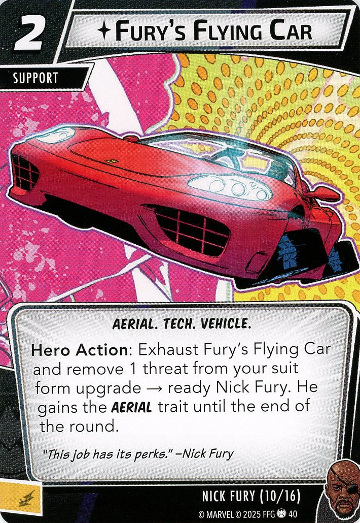 Coche volador de Furia