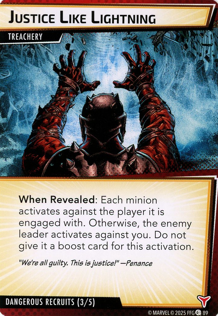 La justicia, como el rayo